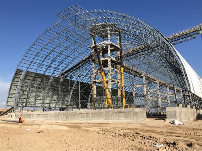 漯河煤机油桶翘工程网架